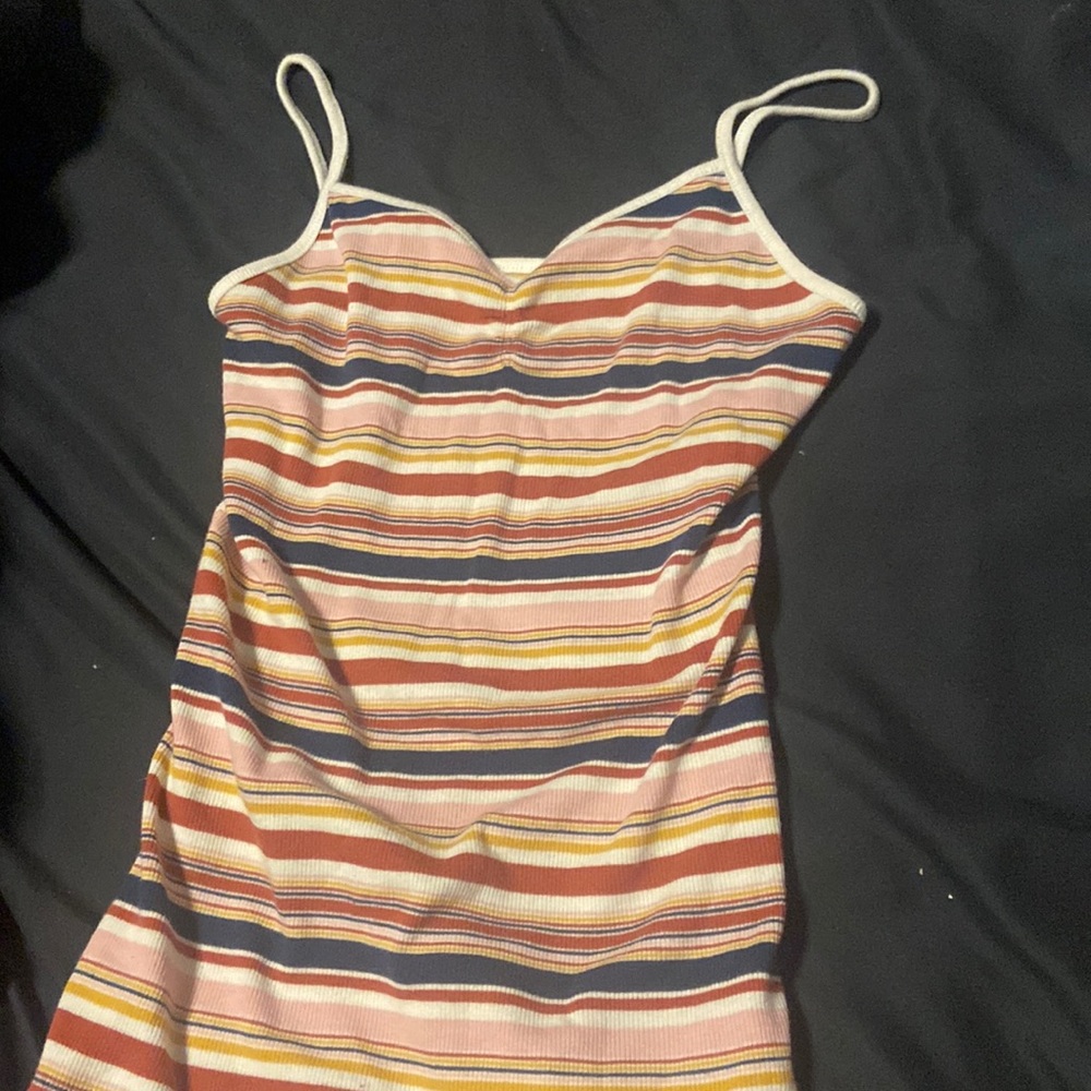 No boundaries striped colorful camisole tank top